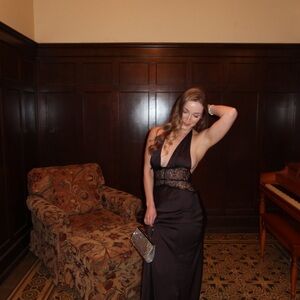 Meshki Black Backless Dress